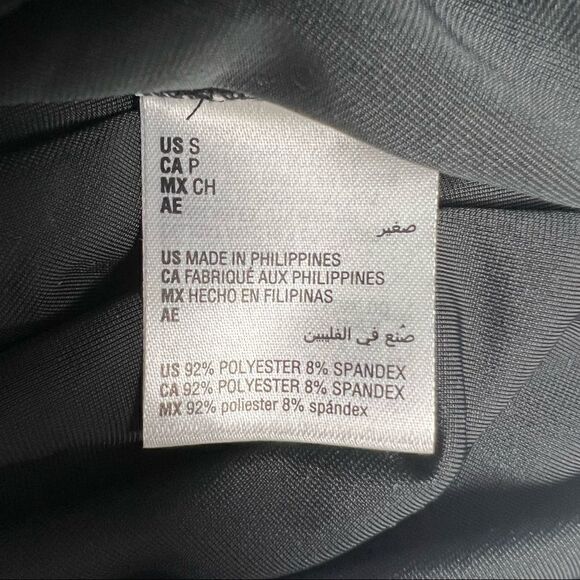 Alfani Top Boat Neck Black Velour Velvety Look Cap Sleeve Oversized Small - Picture 16 of 16